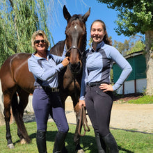 Load image into Gallery viewer, Sun Shirt Technical Steel Blue with Gray Vents Underarm - hahaWHATEVER ™️