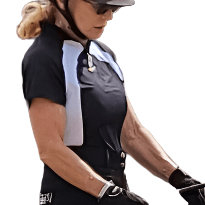 Load image into Gallery viewer, Athletic Shirt Short Sleeve Black with White Accent Cooling Vents - hahaWHATEVER ™️