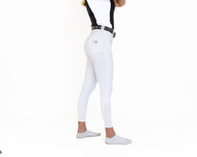 Load image into Gallery viewer, White Show Breeches V2 with Full Seat or Knee Patch in sizes 20 to 38 hhW
