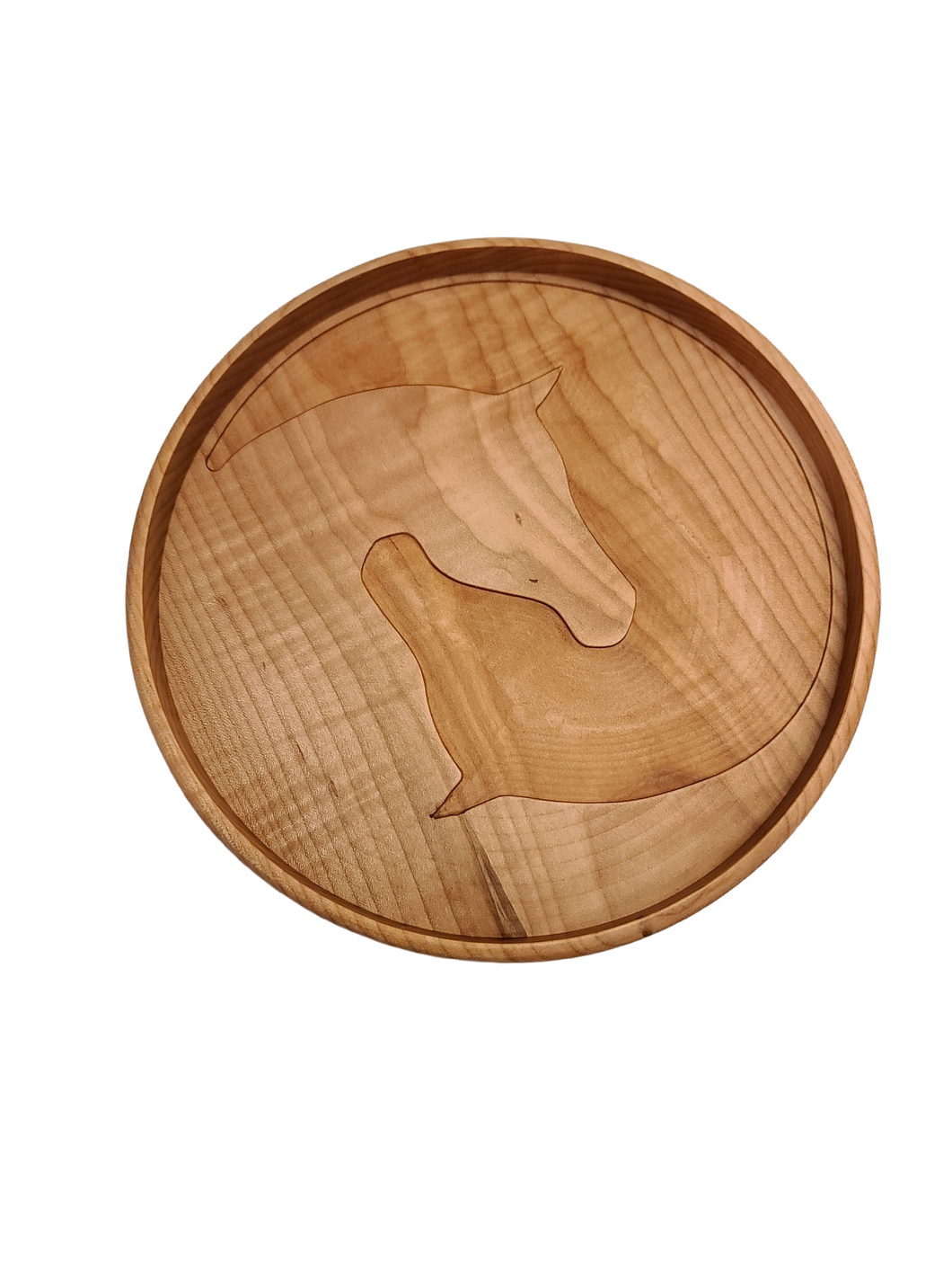 Yin Yang hand crafted wood catch-all tray (made to order)