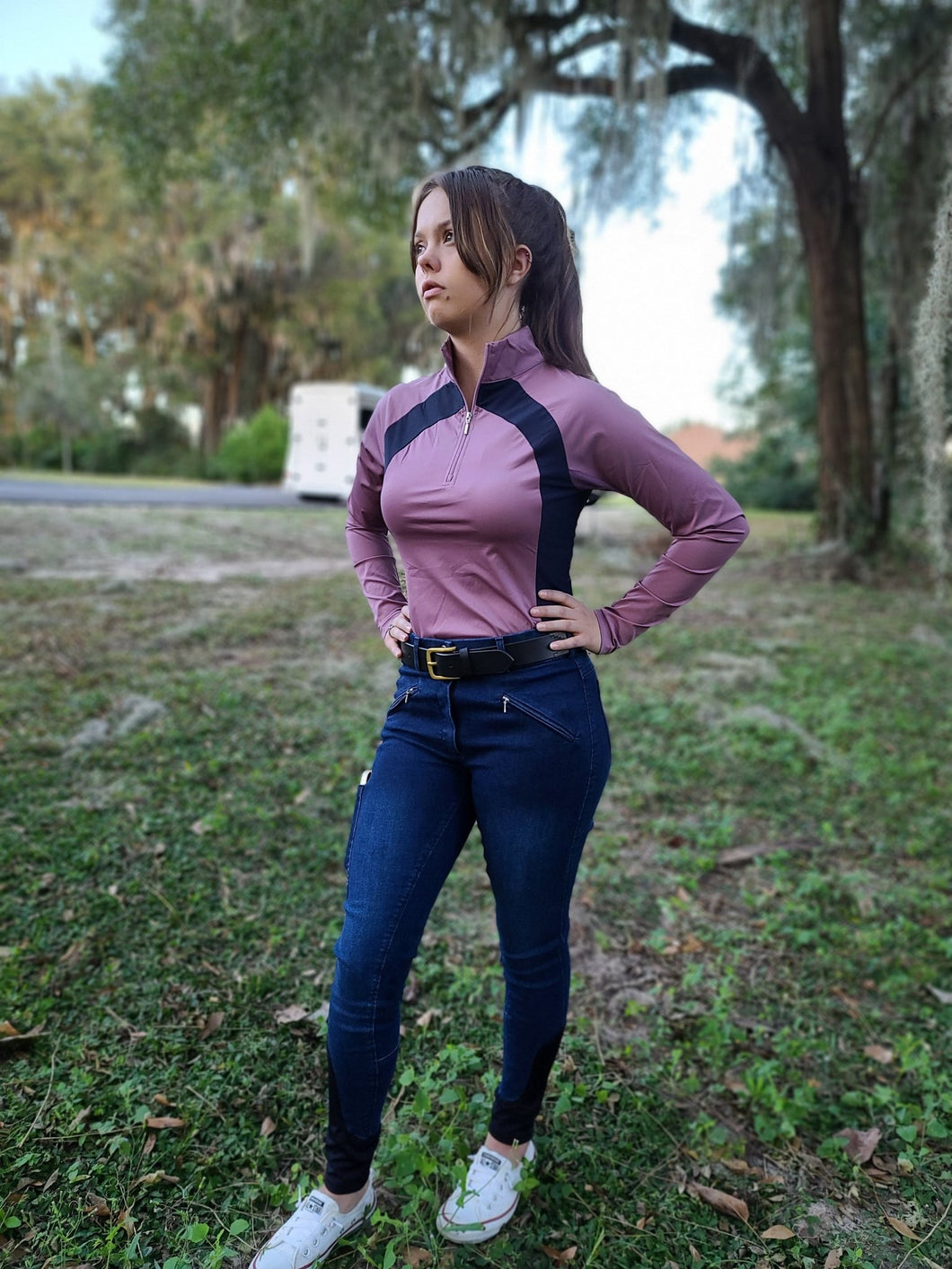 Equestrian Riding Jean Breeches - Full Seat or Knee Patch - 4 Color Options - hahaWHATEVER ™️