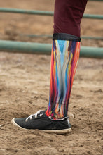 Load image into Gallery viewer, Nimeesha&#39;s Crazy Cancer Socks - Knee-High Light Compression Unisex hhW Style
