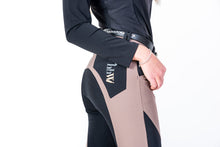 Load image into Gallery viewer, Lightweight Knee Patch &quot;Magic Breeches&quot;- Taupe and Black
