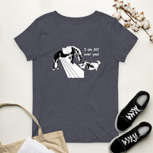 Load image into Gallery viewer, I&#39;m So Over You Eventing and Hunter Women’s recycled v-neck t-shirt

